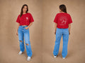 Women's True Testimony Crop Top - T-Shirt - Red