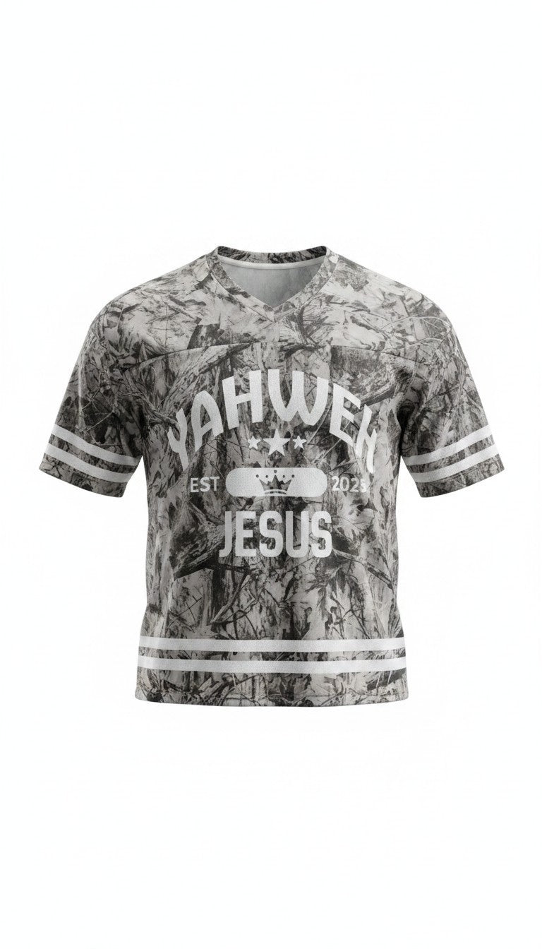 Yahweh Cropped Jersey - Camo