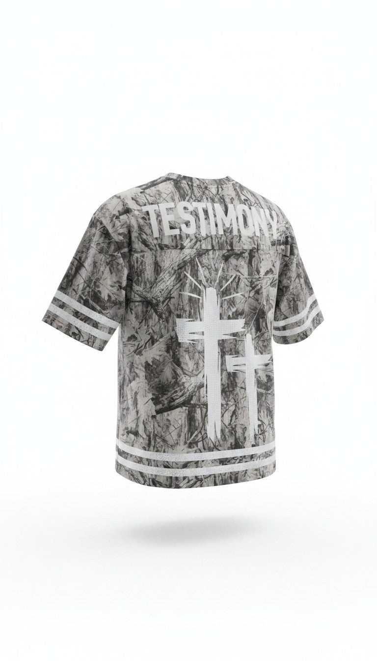 Yahweh Cropped Jersey - Camo