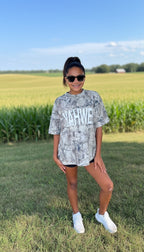 Unisex Yahweh Never Give Up T-Shirt - Camo