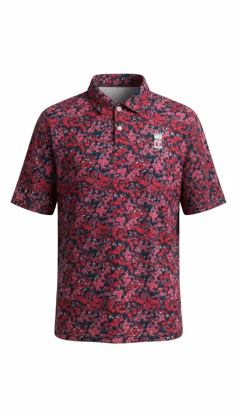 Corporate Culture Premium Performance Polo - Floral
