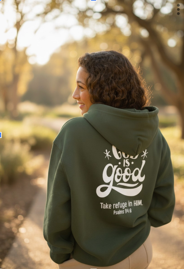God is Good Cropped Hoodie
