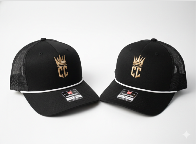 Callaway Culture Richardson Hat - Black/Gold Mesh