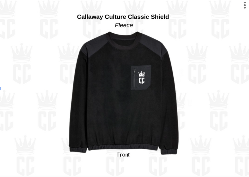 Callaway Culture MicroFleece Crewneck - Black