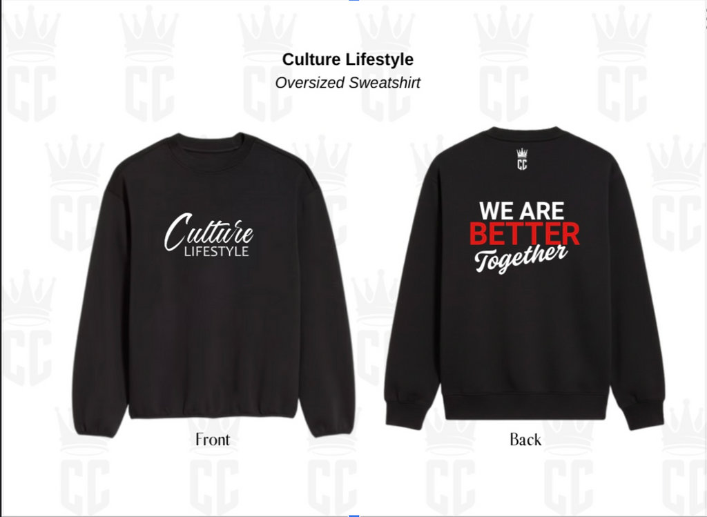 We Are Better Together Fleece Hoodie - Black