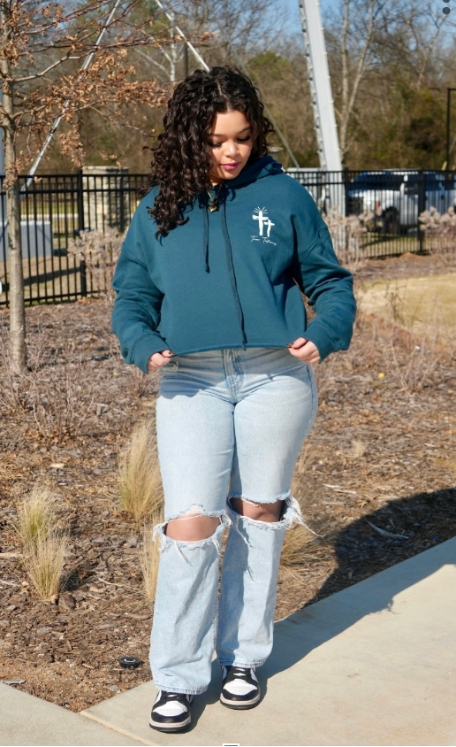 Trust in the Lord Cropped Hoodie