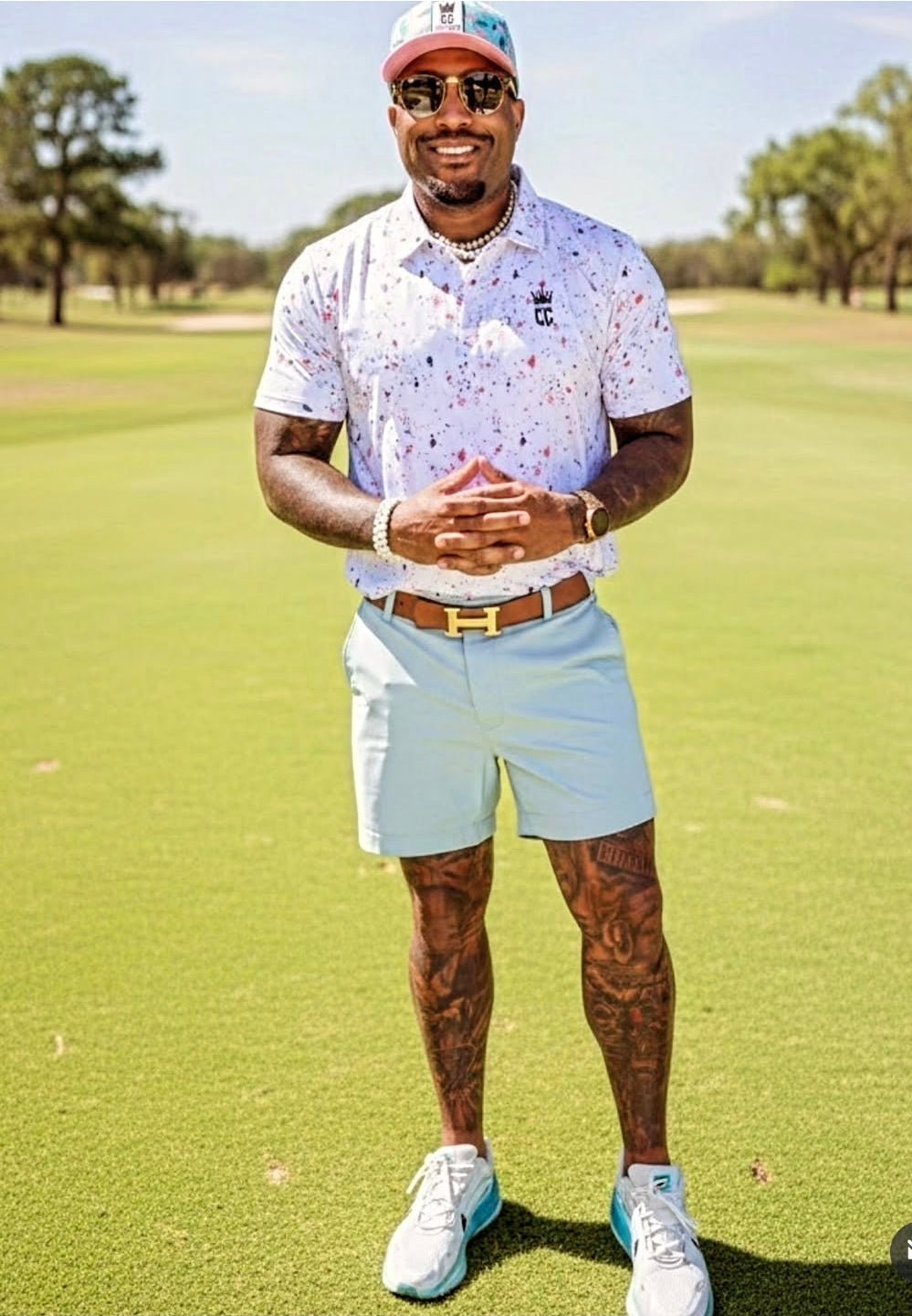 Corporate Culture Golf Polo - Paint Splatter