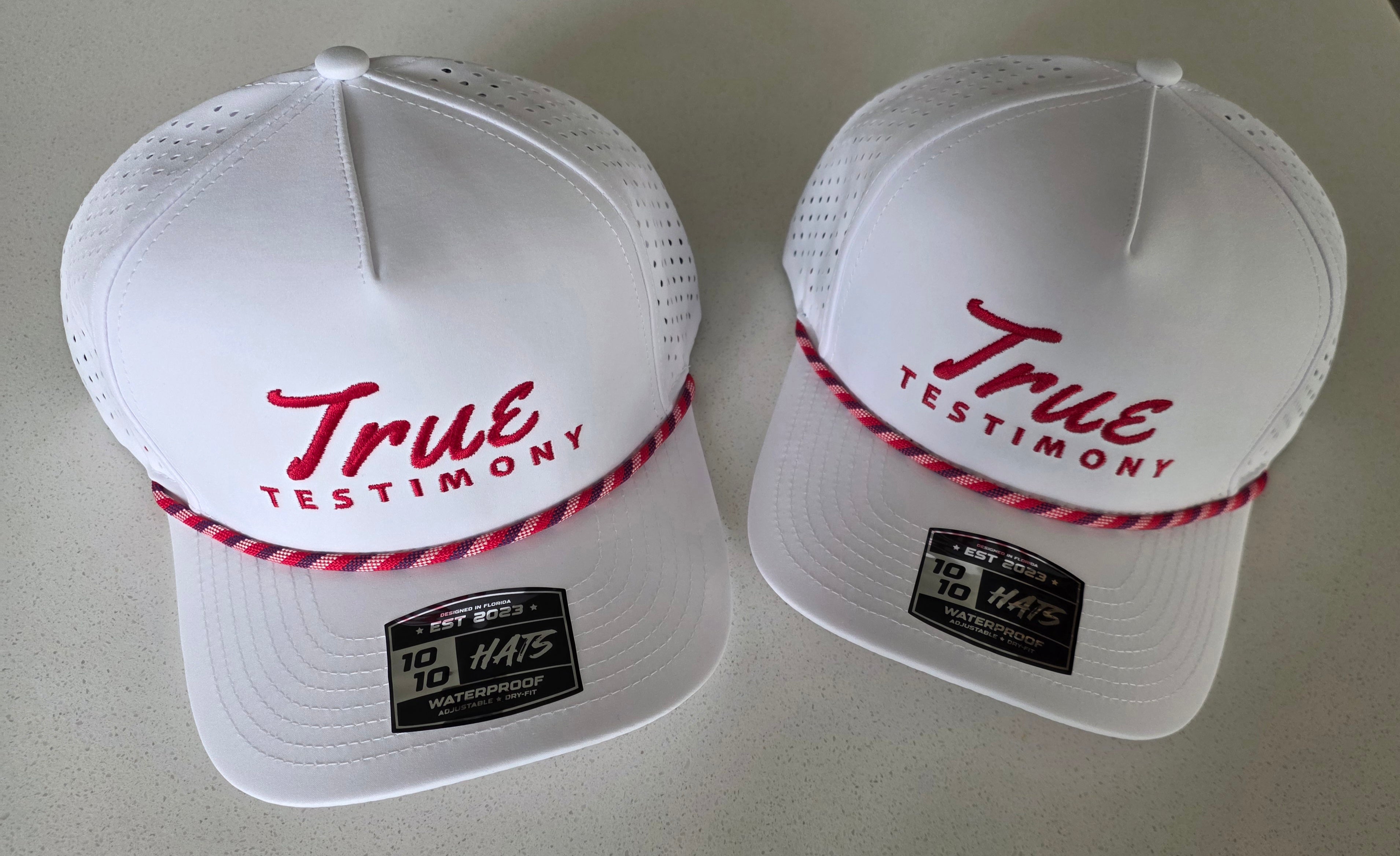 True Testimony Rope 10/10 Hat - White