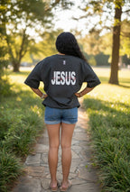 True Testimony Cropped Shirt- Black Unisex