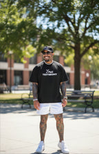 True Testimony Cropped Shirt- Black Unisex