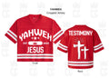 Yahweh Cropped Jersey - Red