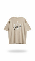 True Testimony Yahweh He Is Enough Oversized T-Shirt - Tan