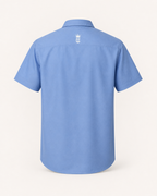 Sky Blue - Corporate Culture Premium Button-Down Shirt - Back