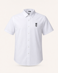 White - Corporate Culture Premium Button-Down Shirt - Front