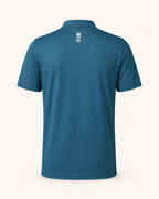 Teal Blue - Corporate Culture Premium Performance Polo - Back