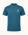 Teal Blue - Corporate Culture Premium Performance Polo - Front