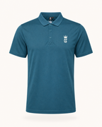 Teal Blue - Corporate Culture Premium Performance Polo - Front